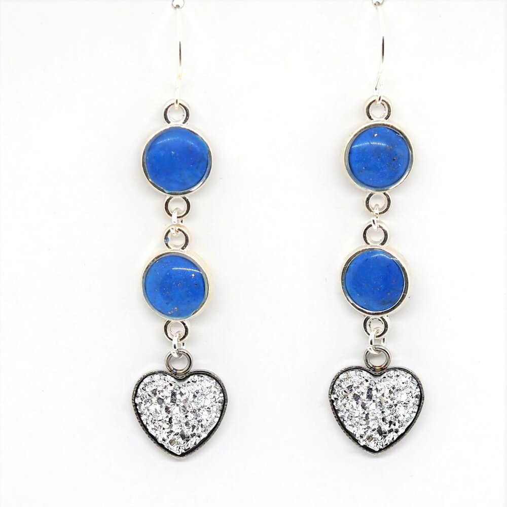 Crystal Heart Earrings